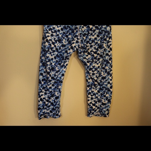 New W Tags ruched Capri spandex leggings tights S - Picture 4 of 8